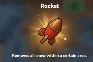 Rocket in snowbusters event