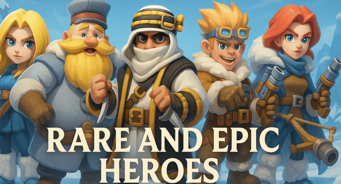 rare and epic heroes