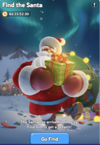 find the santa in christmas Event